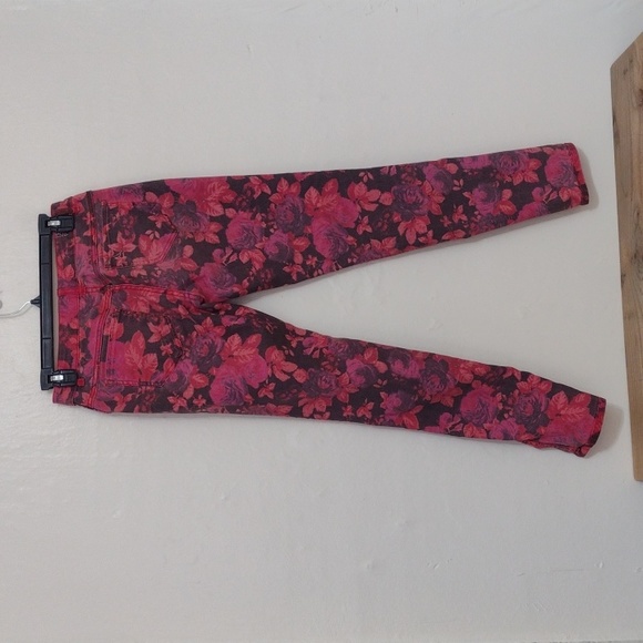 Flip Side Pink Low Rise Reversible Skinny Jeans Size 5 - Picture 16 of 16